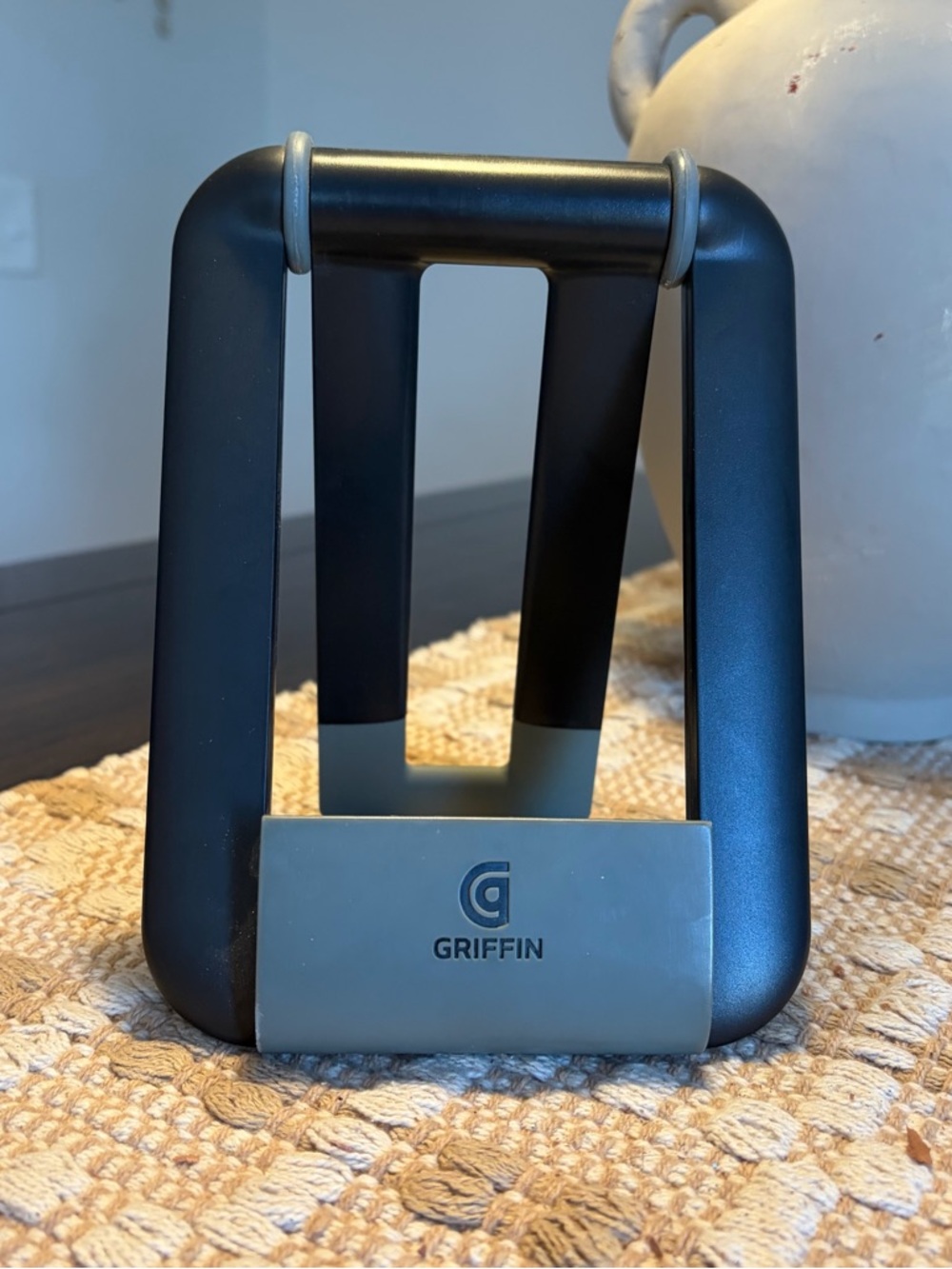 Griffin Foldable Phone/Tablet Stand in Black and Gray